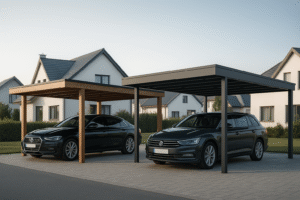 Wiaty garażowe na Śląsku – gdzie najbardziej opłaca się zamówić konstrukcję? (Katowice, Ruda Śląska, Tychy, Mysłowice, Łaziska, Orzesze, Jaworzno)